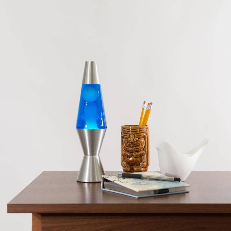 11.5″ LAVA Lamp – White/Blue/Silver - US 5413