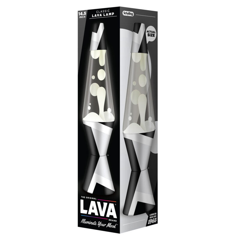 14.5″ Lava Lamp Polygonal White Tone - US 6703