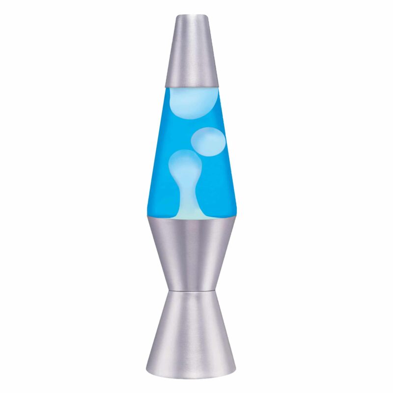 11.5″ LAVA Lamp – White/Blue/Silver - US 5413
