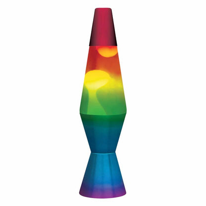 11.5″ LAVA Lamp Rainbow – White/Tricolor - US 5170