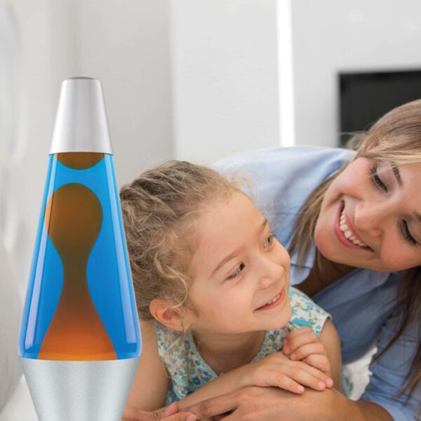 14.5” LAVA Lamp – Orange/Blue/Silver - US 5510