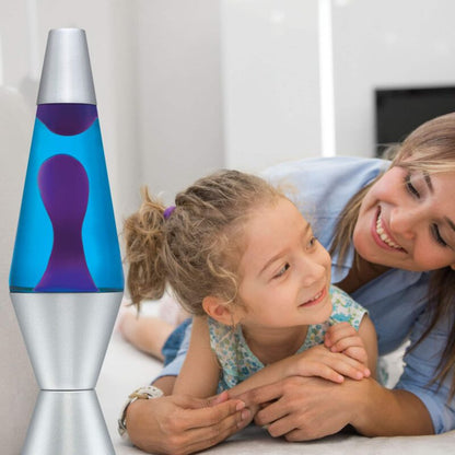 14.5″ LAVA Lamp – Purple/Blue/Silver - US 9889