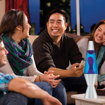 14.5″ LAVA Lamp – Purple/Blue/Silver - US 9889