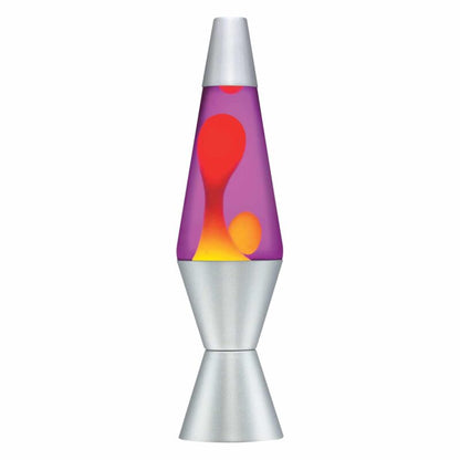 14.5” LAVA Lamp – Yellow/Purple/Silver - US 6870