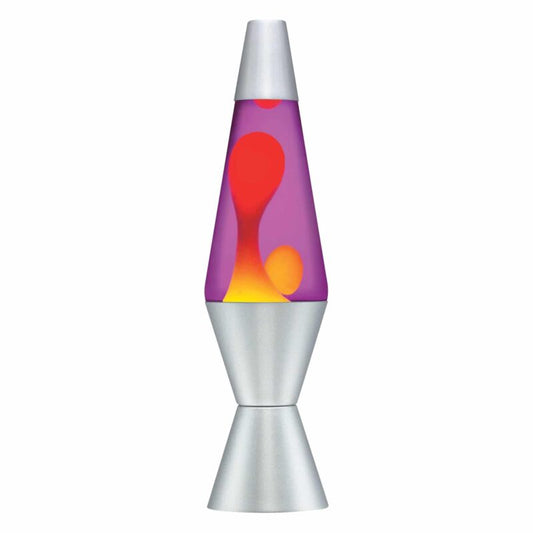 14.5” LAVA Lamp – Yellow/Purple/Silver - US 6870