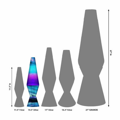 14.5″ LAVA Lamp Colormax Northern Lights – Glitter - US 6987