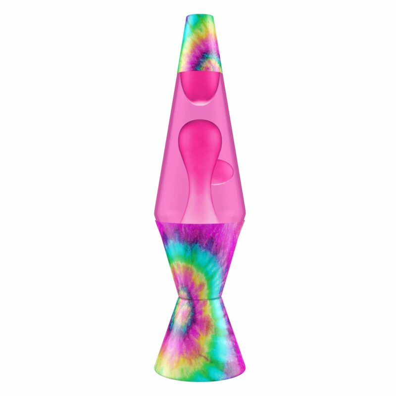14.5″ LAVA Lamp – Tie Dye Pink Spiral - US 9163