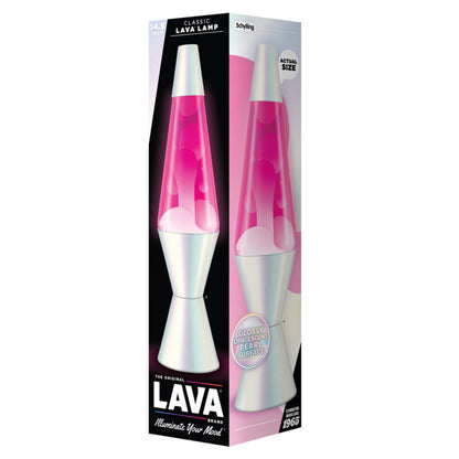 14.5″ Lava Lamp Opalescent Pearl - US 1056