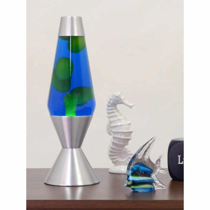 16.3″ LAVA Lamp – Yellow/Blue/Silver - US 8522