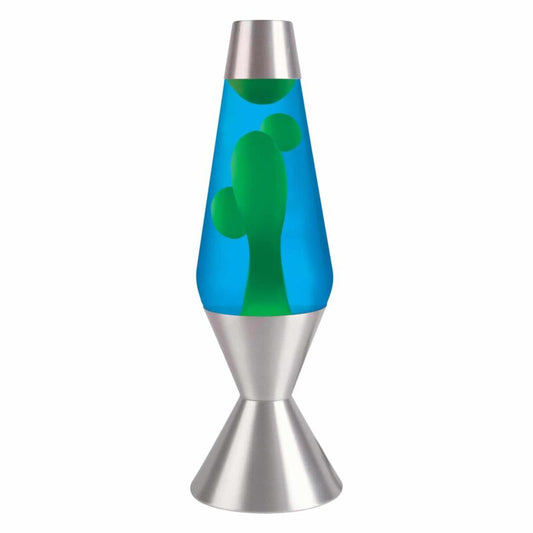 16.3″ LAVA Lamp – Yellow/Blue/Silver - US 8522