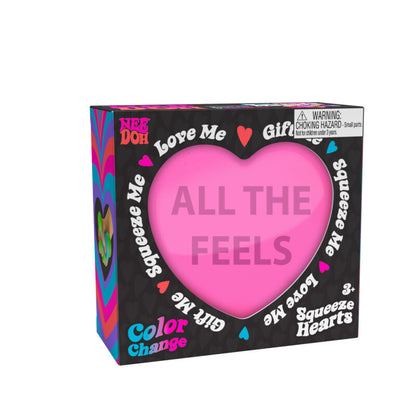 NeeDoh Color Change Squeeze Heart - US 8805