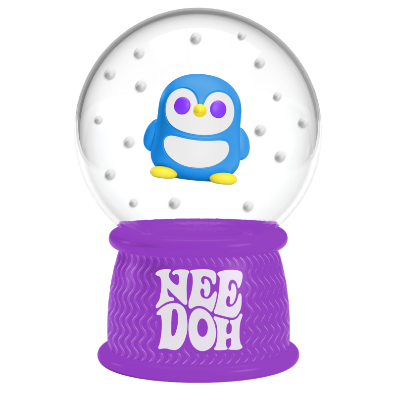 NeeDoh Squish N Flow Snow Globe - US 3094