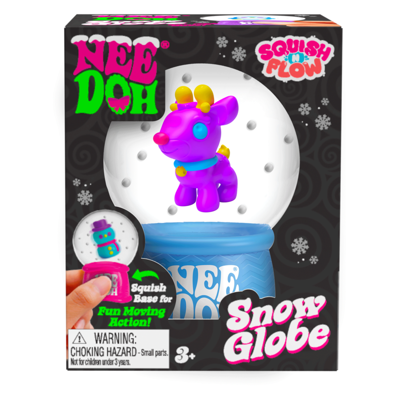 NeeDoh Squish N Flow Snow Globe - US 3094