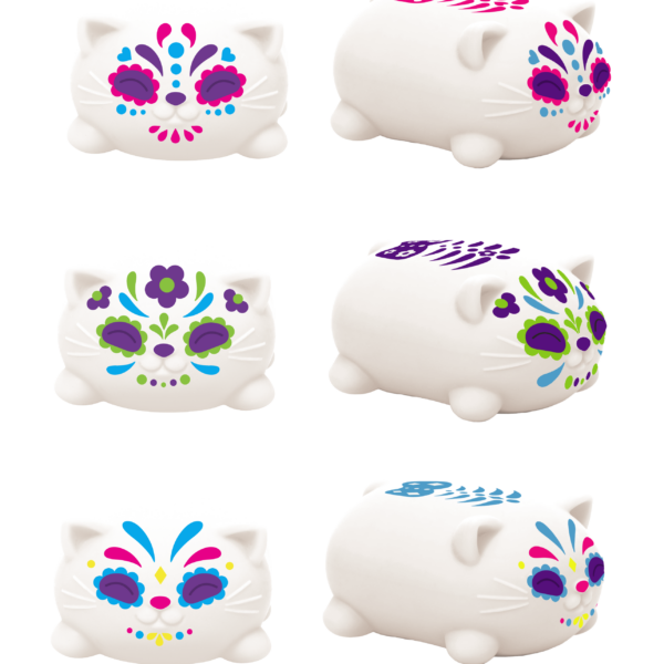 NeeDoh Sugar Skull Cats - US 8478