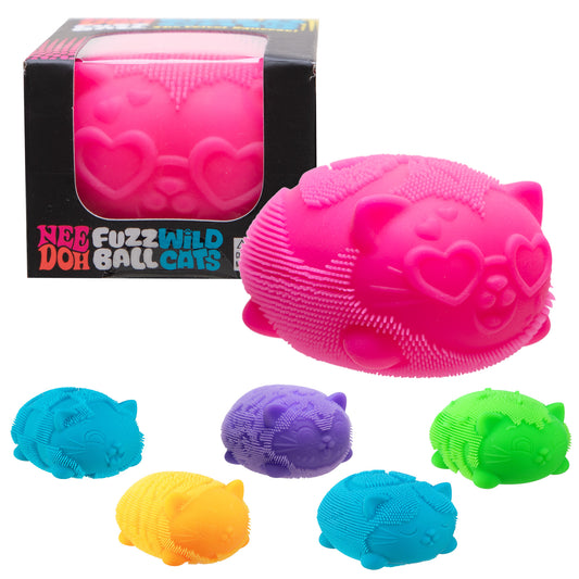 NeeDoh® Fuzz Ball Wild Cats - US 1207